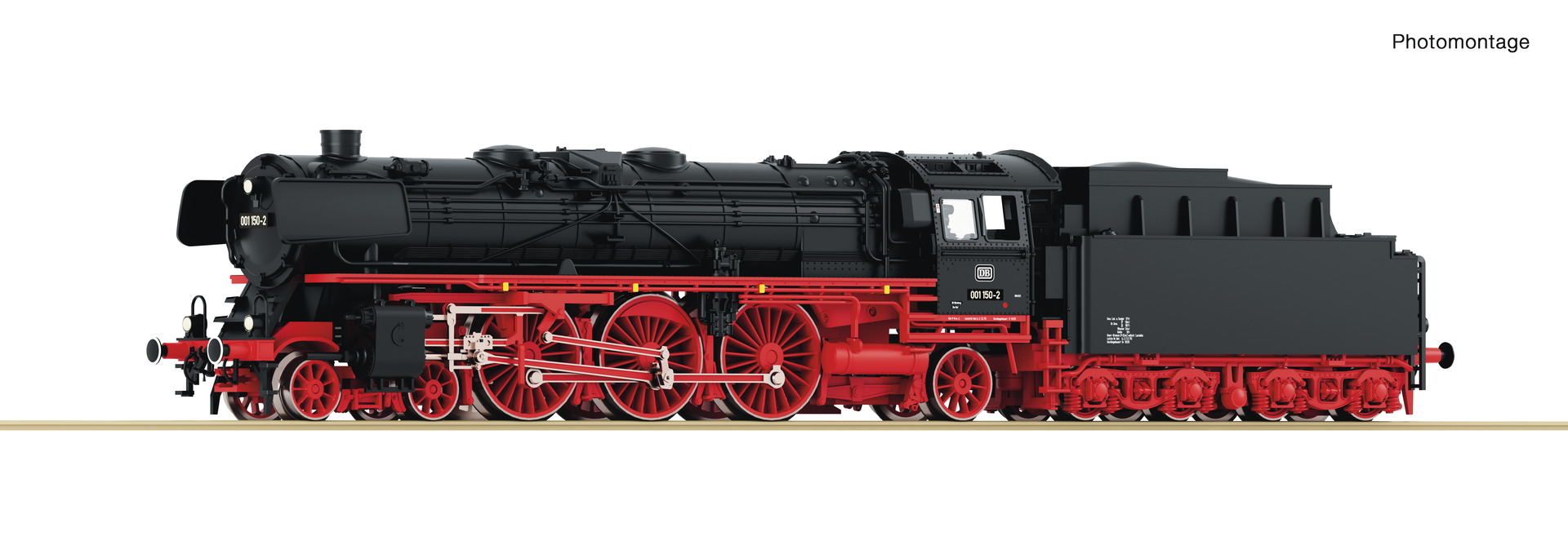Dampflokomotive 001 150-2, DB - 714500