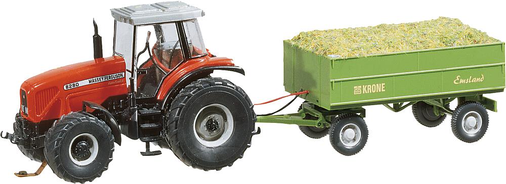 MF Traktor mit Anhänger (WIKI - 161536
