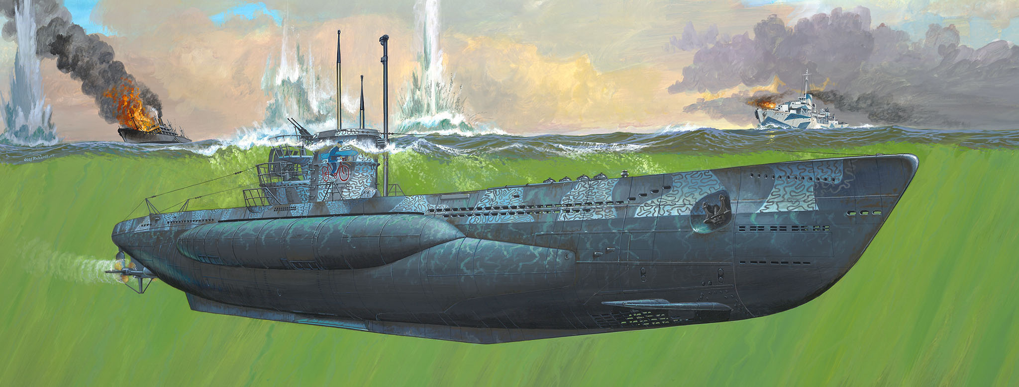 German Submarine Type VII C/4 - 05163