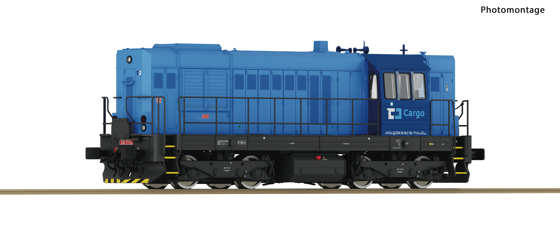 Diesellokomotive 742 171-2, C - 7310004