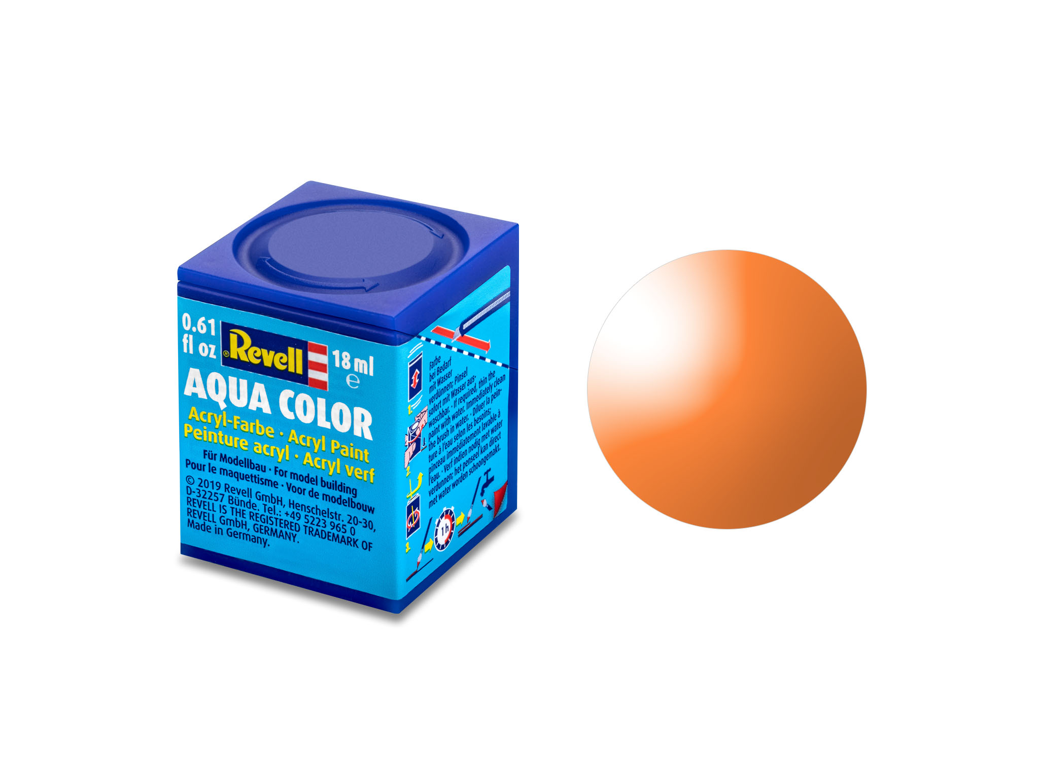 Aqua orange, klar - 36730