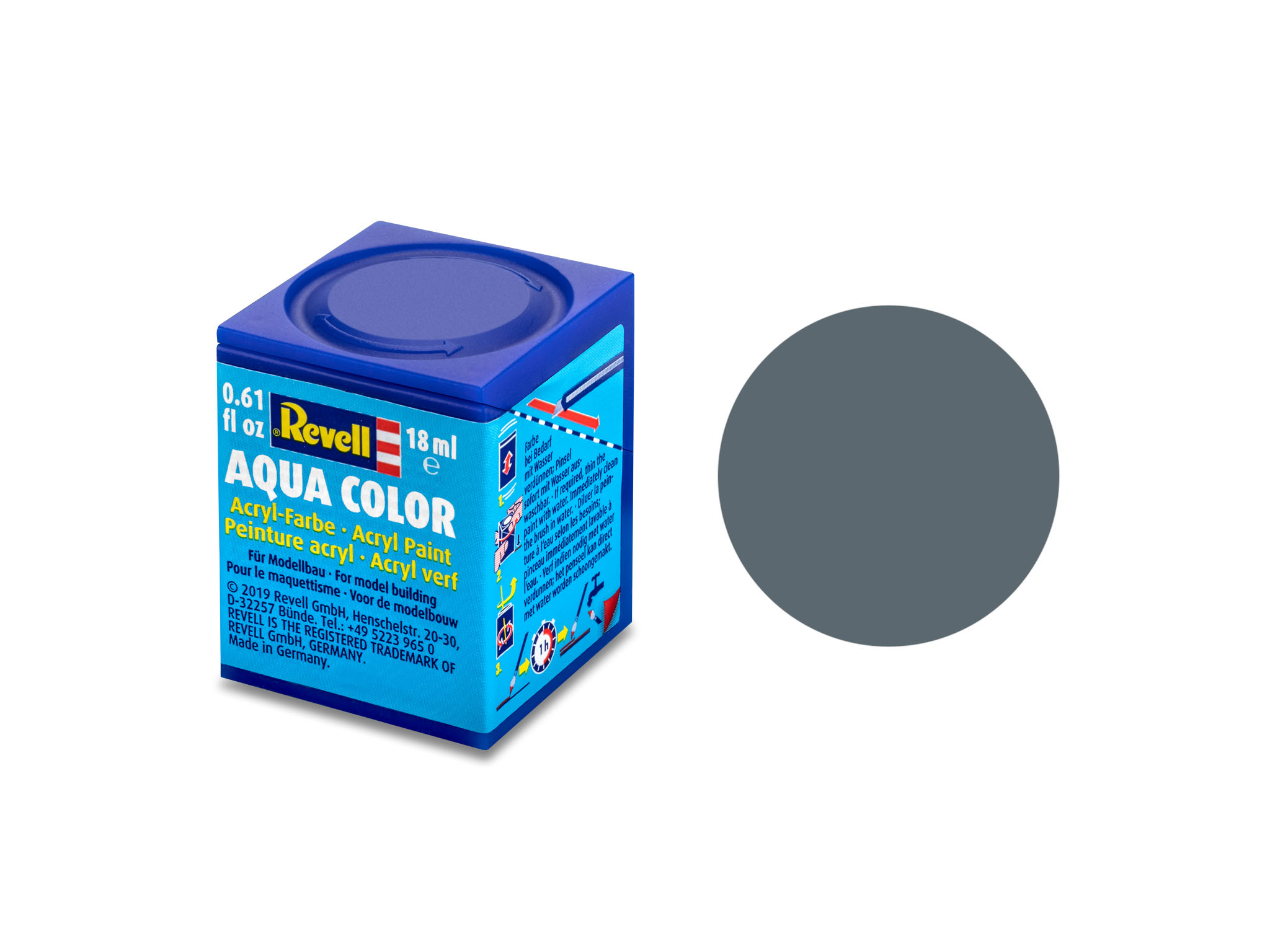 Aqua blaugrau, matt - 36179