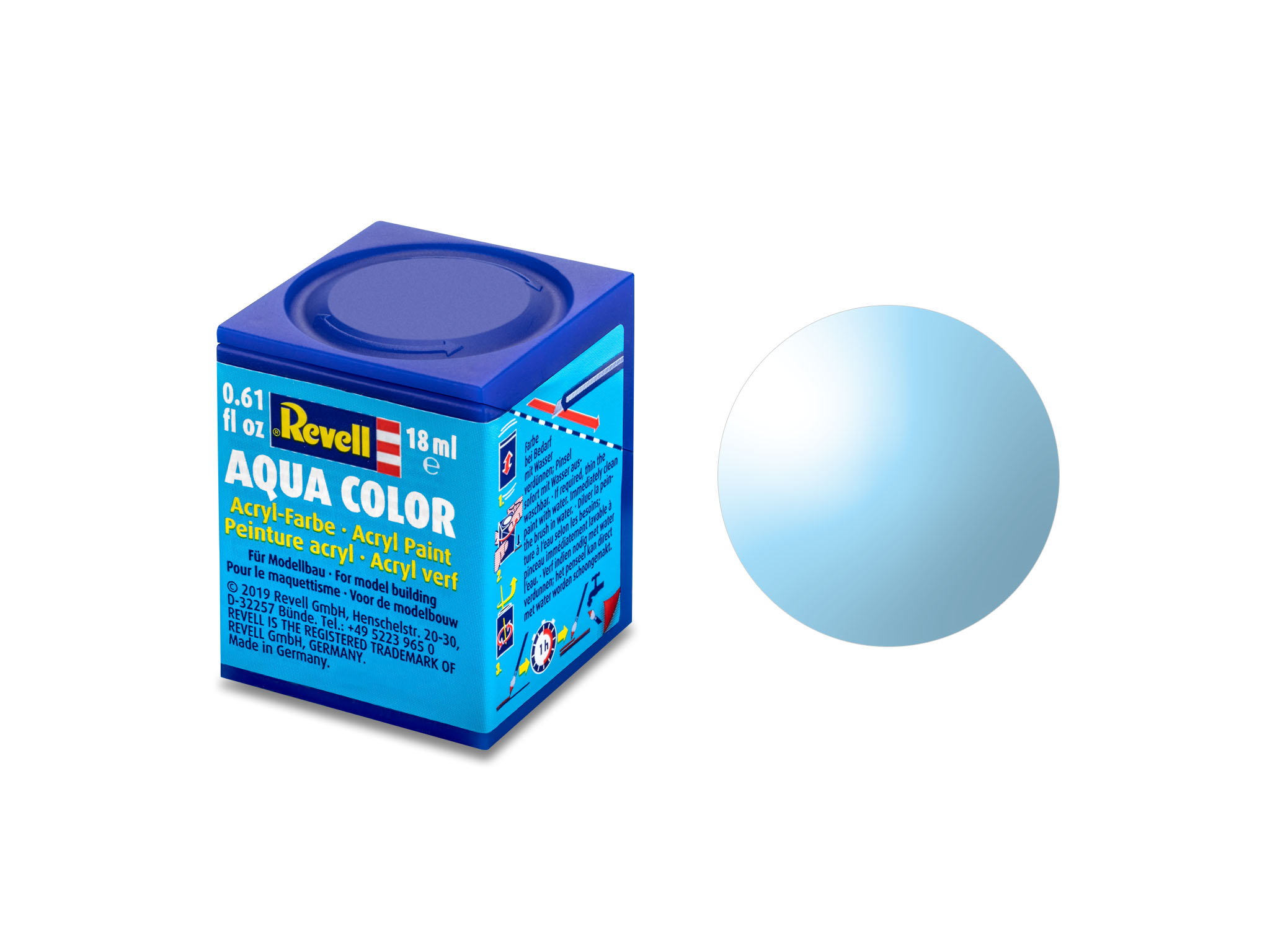 Aqua blau, klar - 36752