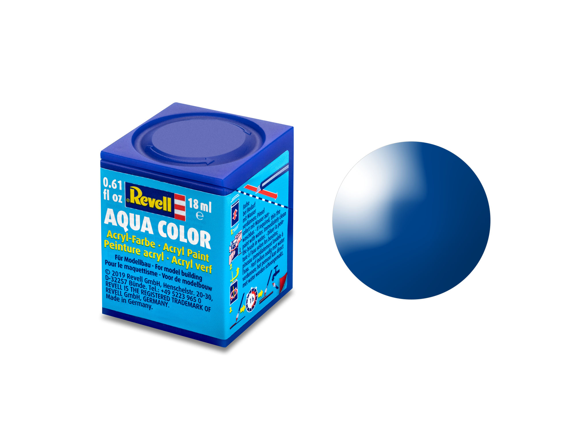 Aqua blau, glänzend - 36152