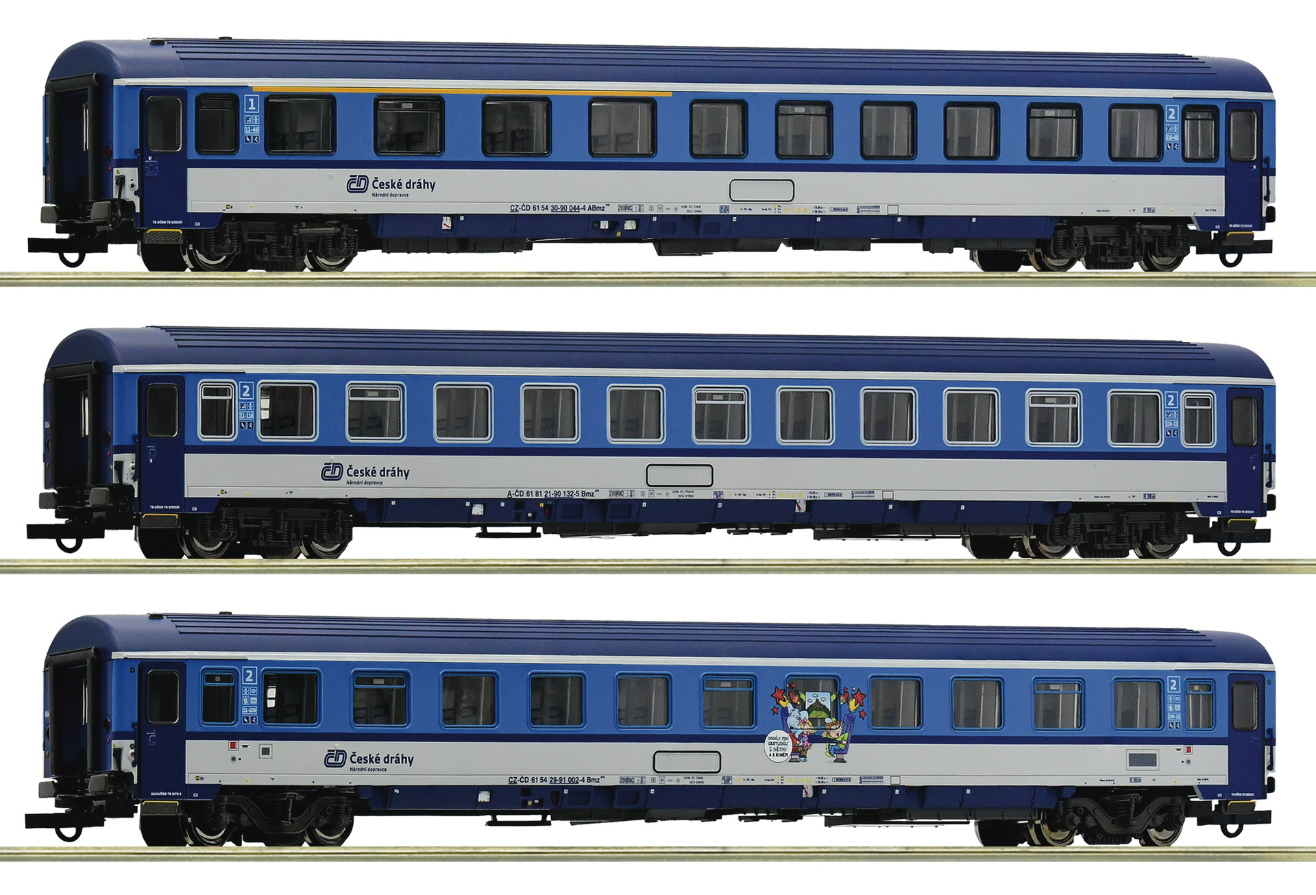 3-tlg. Set: Eurofima-Wagen, C - 6200002