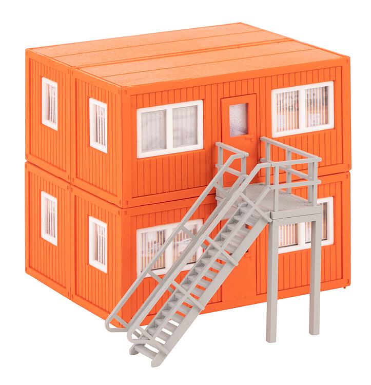 4 Baucontainer, orange - 130135