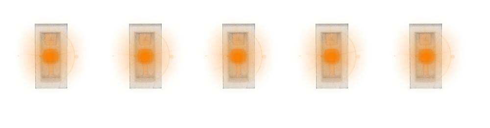 5 SMD-LEDs, orange - 163753