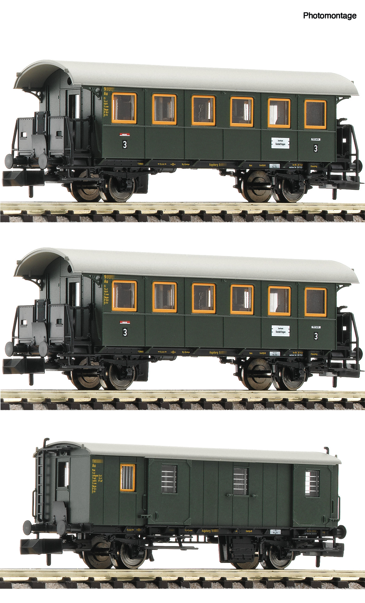3-tlg. Set: Personenzug, DB - 6260023