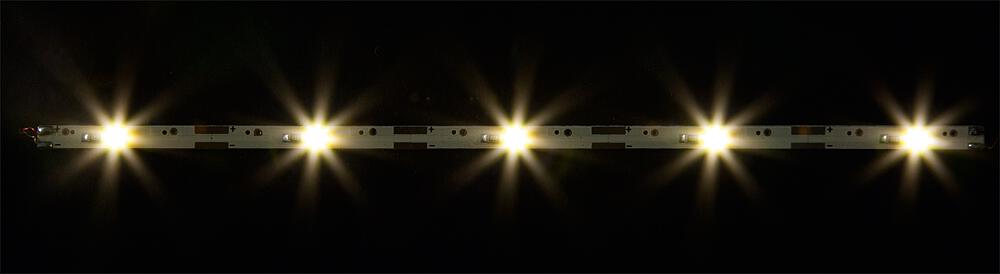 2 LED-Lichtleisten, warm weiß - 180654