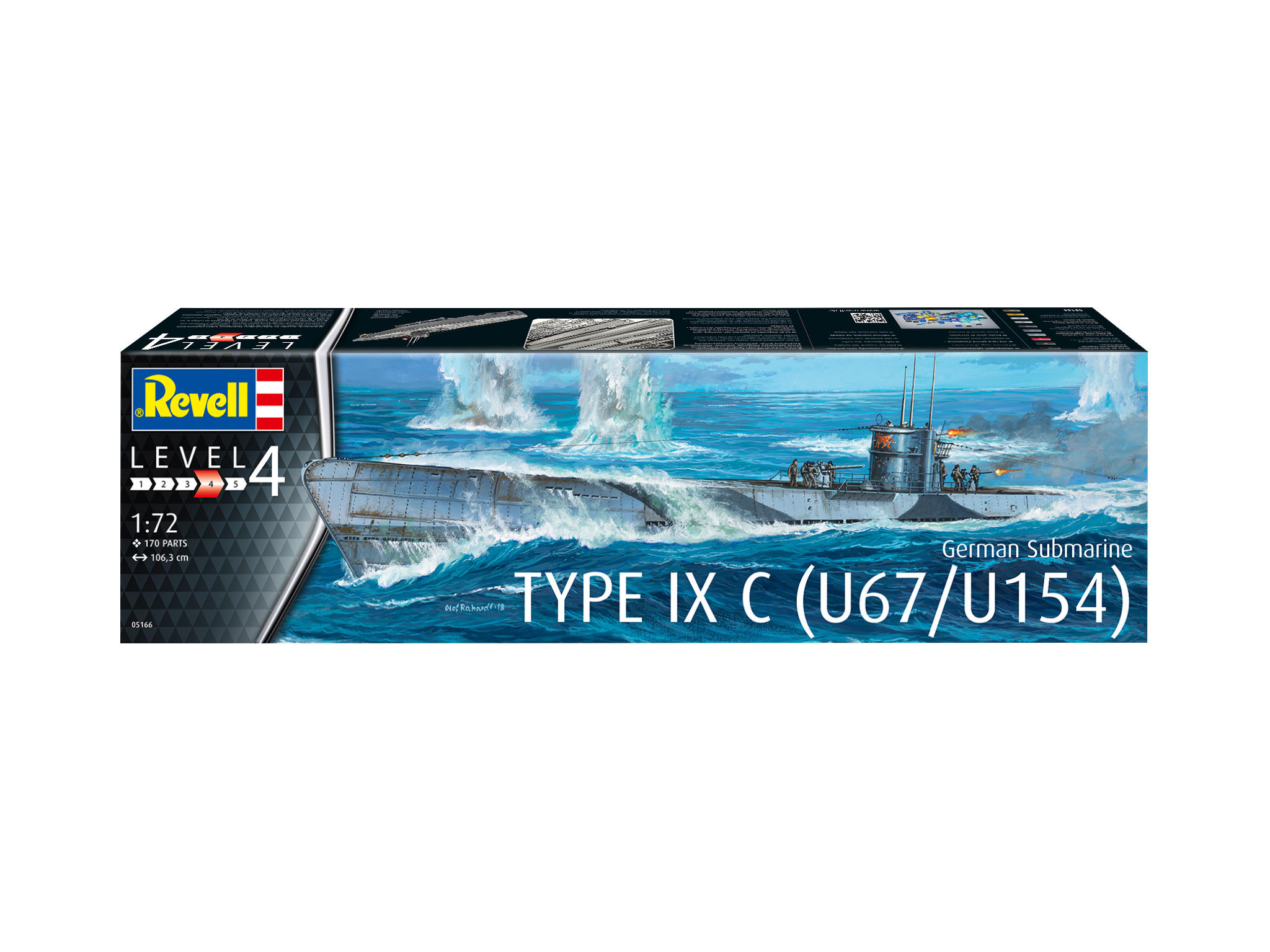 German Submarine Type IXC U67 - 05166