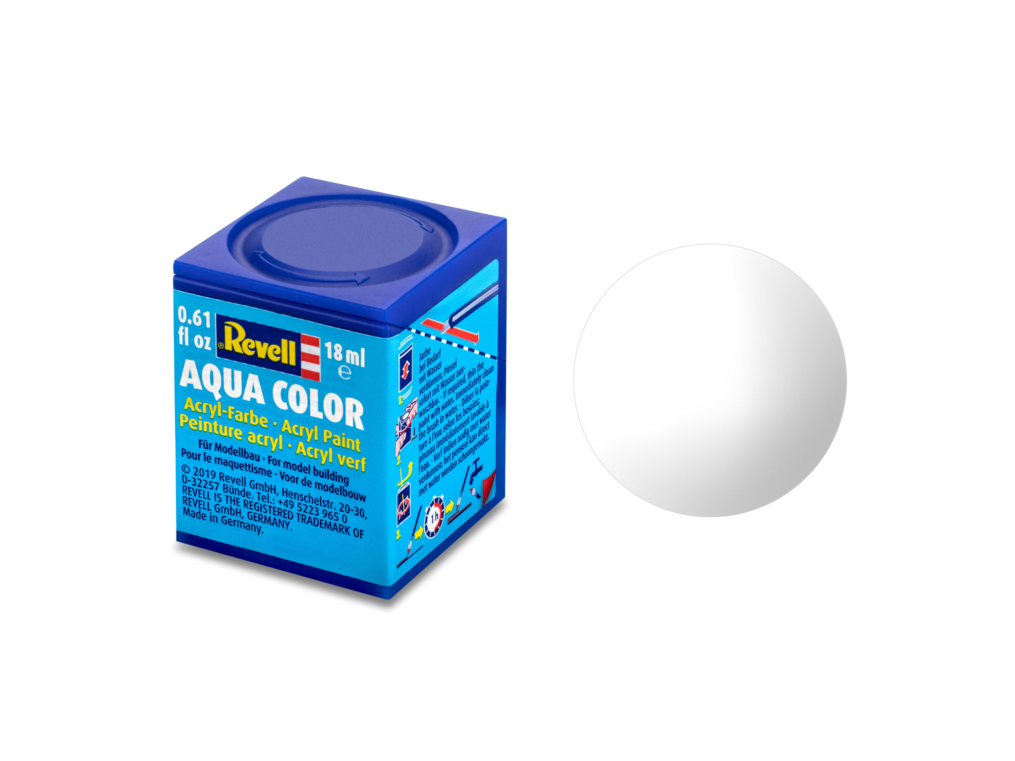 Aqua farblos, glänzend - 36101