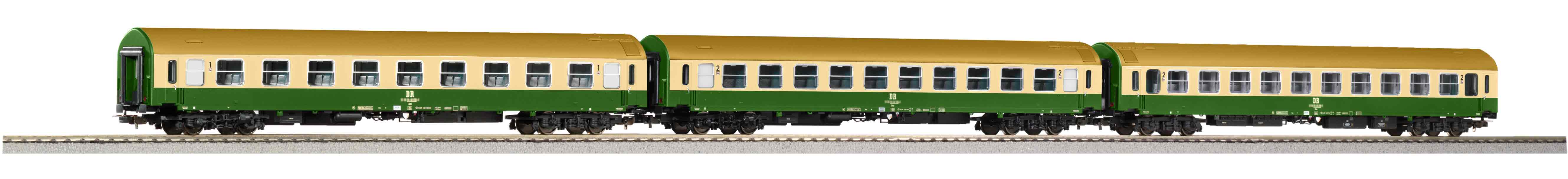 3er Set Personenwagen 2 x 2. - 58278
