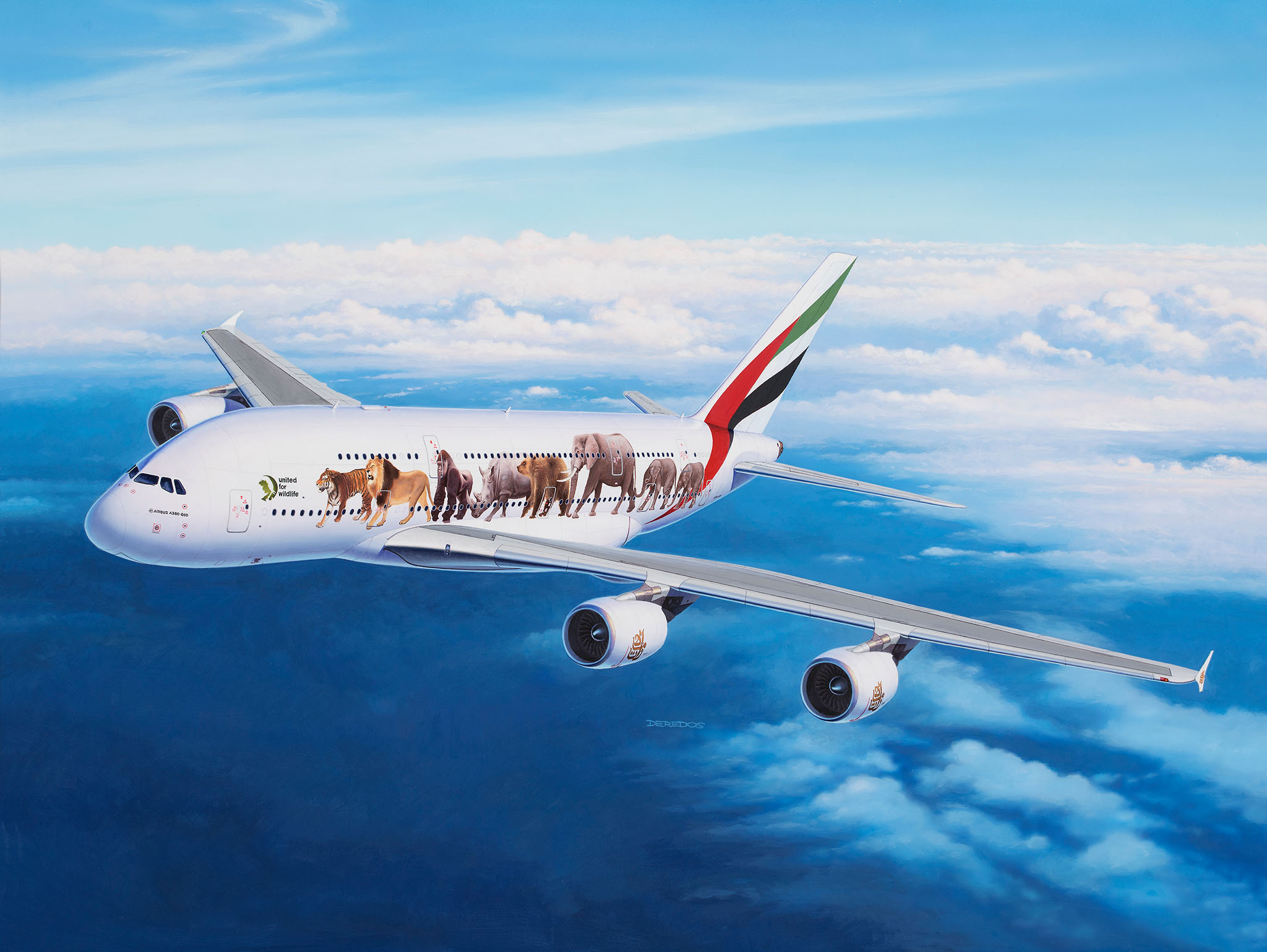 Airbus A380-800 Emirates Wil - 03882
