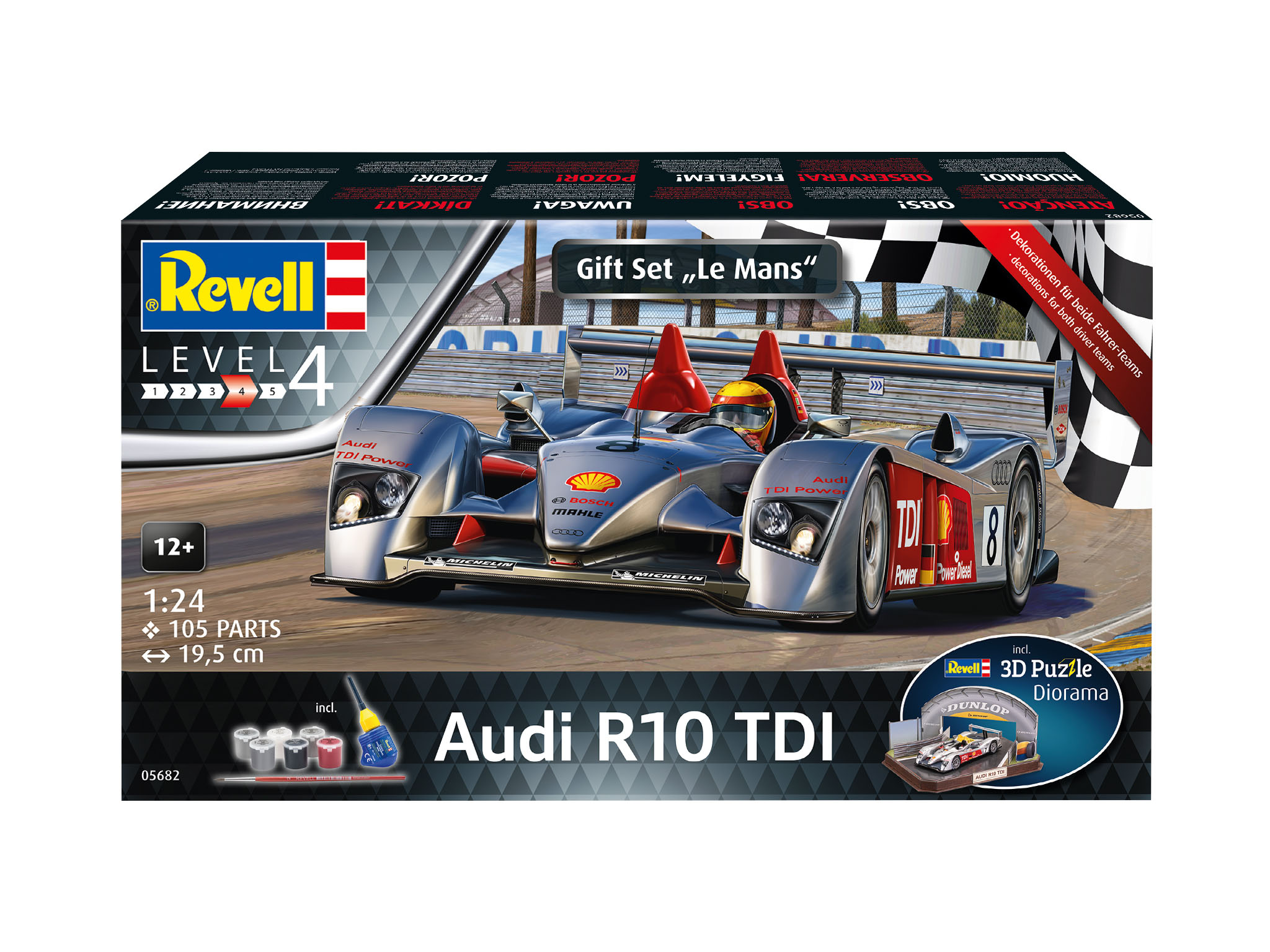 Audi R10 TDI Le Mans + 3D Puz - 05682