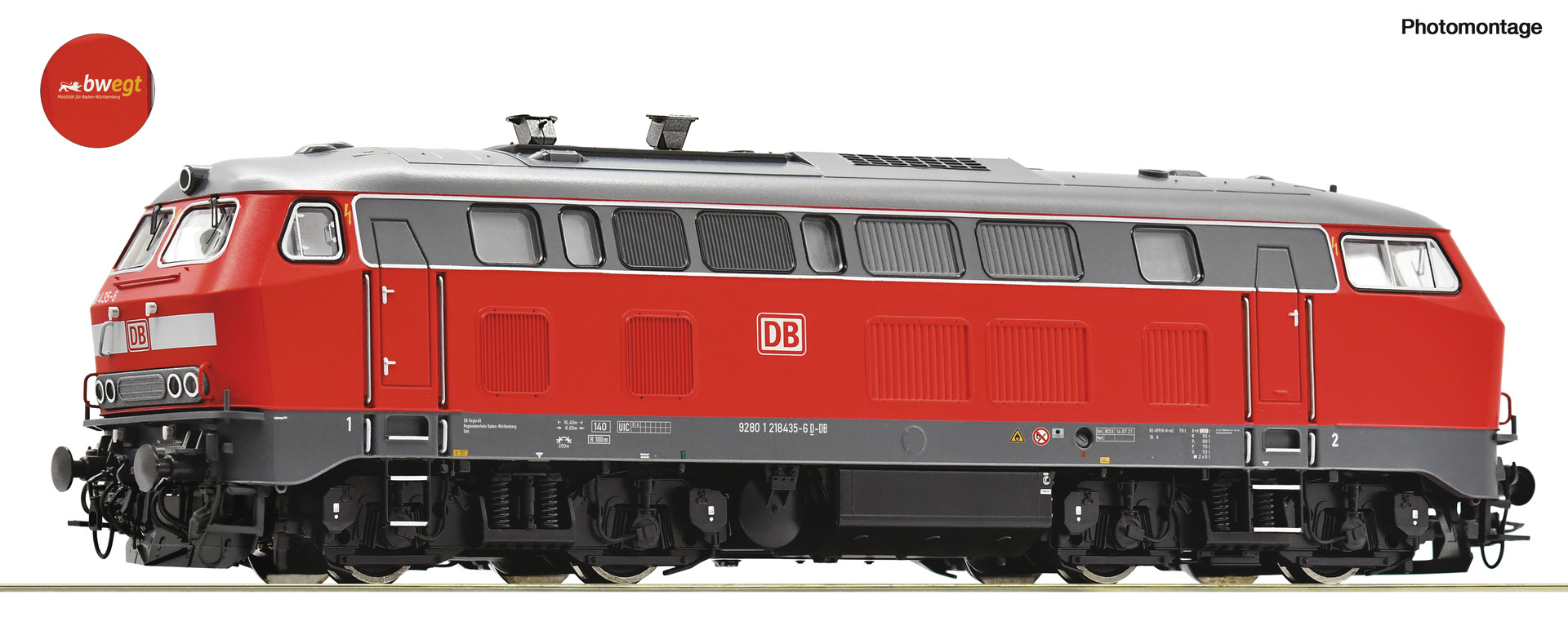 Diesellokomotive 218 435-6, D - 7310044