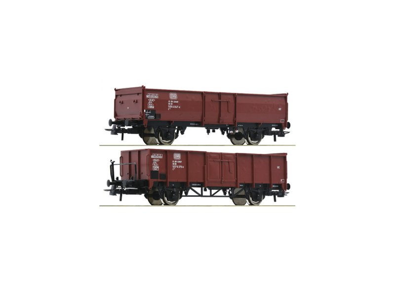 2er Set Offene Güterwagen Omm - 76066
